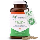 Herbal Biotic, Immununterstützung Vitamine, natürliche Immunsystem Booster für Erwachsene, Immununterstützungsergänzung angereichert mit Katzenkralle für Probiotische Balance, Verdauungsgesundheit, 120 Vegan Kapseln