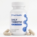 Fuel Health Daily Tribiotic, Triple Biotic Supplement, 60 Capsules | with Prebiotics, Probiotics & Postbiotics
