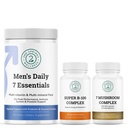 Men's Ultimate Vitality Pack: Mushrooms, Essentials, and B-100 Power Blend