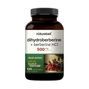 NatureBell Dihydroberine mit Berberine HCI 500mg, 120 Veggie Kapseln | 5X besser mit GlucoVantage | Unterstützt Balanced Sugar Levels & Heart Health | Vegan, Non-GMO