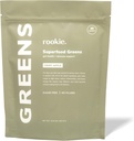 Rookie Wellness Greens + Superfoods - Greens Superfoods Pulver-Getränke mit ganzer Nahrungsquelle Enthält Vitamine, Probiotika, Antioxidantien und Baobab Fiber (30 Servierungen, Crisp Apple)