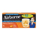 Vitamin C 1000mg (pro Portion) - Airborne Zesty Orange Effervescent Tablets (36 Anzahl in einer Box), Glutenfreie Immununterstützungsergänzung und hoch in Antioxidantien