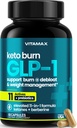 Advanced GLP-1 Support Supplement for Weight Loss & Fat Burner for Women & Men – Ketone Metabolism Support with BHB Ketones, ACV, Berberine, Polyphenols & Prebiotics for Appetite, Digestion & Cravings