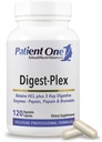 Patient One Digest-Plex | Digestive Enzymes + Betaine HCl | 120 Capsules