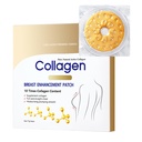 Collagen Breast Enhancement Patch-Natural Formula Breast Firming & Tightening Skin, Moisturizing Plumping Skin Care for Chest, Nourishing Supplement Collagen Patch Improving Loose Skin(4Pcs)