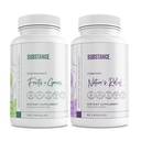 SUBSTANCE. - Ultimate Wellness Bundle | Daily Superfood Nutrition & Joint Support | Greens, Fruits & Veggies + Nature’s Relief | Boost Energy, Mental Clarity & Mobility | Vegan, Non-GMO (30 Servings)