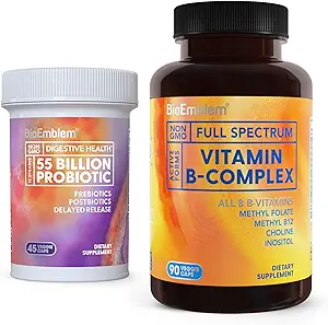 BioEmblem Vitamin B-Komplex & Probiotika für Frauen & Männer