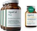 ALGAECAL Plus Bundle - Free 4-in-1 Vitamin D3 Complete & Red Algae Calcium mit 16 Bone-Supporting Nährstoffen, klinisch unterstützt, um Knochendichte & Boost Immunsystem zu erhöhen