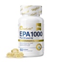 EPA 1000mg Fish Oil with D3 & K2, Burpless Mini Softgels 60 Count