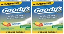 Goody's Headache Relief Plus Mental Alertness Powder, with Aspirin and Caffeine, Strawberry Citrus Flavor, 16 Count (Pack of 2)