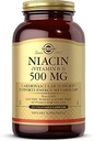 Solgar Niacin (Vitamin B3) 500 mg, 250 Vegetable Capsules - Energy Metabolism - Non-GMO, Vegan, Gluten Free, Dairy Free, Kosher - 250 Servings