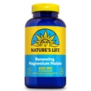 Nature's Life Renewing Magnesium Malate 200 mg - Ein pro Tag - Muskel, Herz, Nerve Gesundheit und Knochenunterstützung - maximale Absorption - Lab Verified - 60-Day Garantie - 250 Servietten, 250 Tabletten