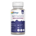 Solaray PMS & Menstrual ihr Leben STAGES - PMS Support Supplement für Frauen mit Cramp Bark, Vitex Chasteberry - Hergestellt ohne Hormone - 60-Tage Garantie - Vegan, Lab Verified - 24 Servietten, 24 VegCaps