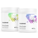 THORNE - Amino Complex Bundle - Promotes Lean Muscle Mass and Energy Production - Lemon & Berry Flavors