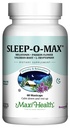 Maxi Gesundheit Erwachsene Kräuter Schlaf-O-Max mit Valerian Root, Melatonin, Tryptophan, Passionflower - Natürliche Schlafergänzung - Ruhe Schlafunterstützung Formel