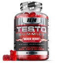 Iron Labs Nutrition Testo Gummis für Herren (60 Gummi) - High Strength Booster für Herren - Mixed Berry Flavor - Features Maca, Ginseng, Zink und Selenium - Sugar Free & Vegan Geeignet