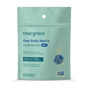 True Grace Men's 40+ One Daily Multivitamin Fermented Minerals, Organic Adaptogens & Pilze Ganzkörper Balance Immune, Endurance, Knochen & Herz Support Supplement - Non-GMO - 90 Vegetarische Tabletten
