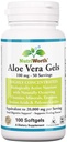 Aloe Vera Supplement (100 Softgels) 20.000mg reine Gel-Equivalenz – Made with Organic Aloe Vera