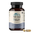 TERRA ORIGIN Gesundes Gut mit Vitamin D 5000 IU | 60 Kapseln | Gut Gesundheit Ergänzungen für Männer und Frauen | Unterstützt Verdauung und Gas
