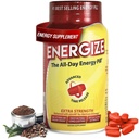 Energize Extra Strength Caffeine Pillen, Fast Acting Long-Lasting Energy Pille mit Extended Time Release Caffeine, verbesserte Clarity & Energy Unterstützung für Männer und Frauen, No Jitters, No Crash (60 Tabletten)