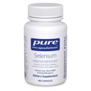 Reine Kapseln Selen - 200 mcg - für gesunde zelluläre Funktion, Immunsystem & Antioxidantien - Mineralische Beilage - Vegan & Glutenfrei - 180 Kapseln