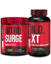 Jacked Factory Nitrosurge Shred Thermogenic PreWorkout in Blueberry Lemonade & N.O. XT Nitric Oxid Booster für Männer & Frauen