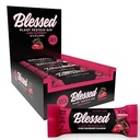 Blessed Vegan Protein Bars - Plant Based Protein Bars Low Calorie High Protein Meal Ersatz Bar - Dairy Free, Nutritious Vegan Snacks - 12 Pack Chocolate Raspberry