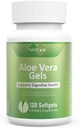 Aloe-Vera Gel-Softgel Small-Supplement Nutritional-Capsules - 120Count Gut Health Support Verdauungskomfort Stomach Säure Puffer Natürliche Ergänzung