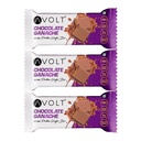 Avolt Chocolate Ganache Protein Bars with 15g Protein | Pack of 3 x 50g each | High Energy Wafer Bars, No Added Sugar, Guilt-Free Indulgence for Healthy Snacking, Tasty and Crunchy Bar