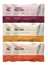 The Whole Truth - Protein Bars | Peanut Heavy (2 Double Cocoa Bars, 2 Peanut Cocoa, 2 Peanut Butter Bars) | Pack of 6 x 52g each | No Preservatives | No Gluten or Soy | All Natural