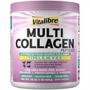 Multi Collagen Peptide Pulver Typ I II III V X, hydrolysiertes Kollagenprotein für Frauen und Männer, Haut, Haar, Nägel, Unflavored, Non-GMO, Keto & GF, Zero Sugar, 45 Servierungen, 16oz