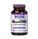 Bluebonnet Nutrition Mult One (mit Eisen), Daily Nutritional Support*, Vegetarisch Freundlich, Kosher Certified, Glutenfrei, Dairy-Free, 60 Gemüsekapseln, 60 Servietten