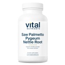 Vital Nährstoffe Säge Palmetto mit Pygeum & Nettle Root - Vegan Saw Palmetto für Männer unterstützt gesunde Prostata Funktion* - Gluten, Dairy, Soy Free - 120 Kapseln