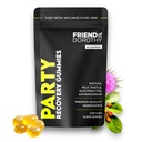 Party Recovery Gummis – Detox, Hydration & Energy Boost mit Elektrolyten & Matcha – Reduzieren Sie Brain Fog & Support Mood – 60 Gummis pro Pack
