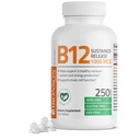 Bronson Vitamin B12 1000 mcg Nachhaltige Freisetzung Premium Nicht-GVO-Tabletten unterstützt Nervensystem, gesunde Gehirnfunktion und Energieproduktion, 250 Zählung