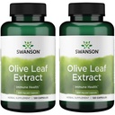 Swanson Olivenblatt Extrakt Kapseln mit 20% Oleuropein - (120 Kapseln, 500mg Jeder) 2 Flaschen