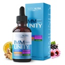 Gesamt Immun 6-in-1 Flüssige Multivitamin-Ergänzung | 100% täglich Zink, Vitamin D3, Vitamin C Immunität Tropfen Vitamin Liquid | Elderberry, Echinacea, Ingwer-Unterstützung für Erwachsene & Kinder | 4 oz Passionsfrucht