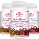 1500mg Liposomal aktive Hexose korrelierte Ergänzung,360 Soft Gels Beta-Glucans mit natürlichem Pilzextrakt, Immunsystem, Leberfunktion, Pflege T-Cell & Killer Cell Activity