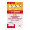 Bacid Daily Probiotic mit Bacillus Coagulans, 50 Count, Verdauungsergänzung zur Verbesserung der okzialen Verstopfung