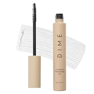 DIME Beauty Eyebrow Enhancing Gel, Klares Augenbrauengel, um Fuller, Thicker, Stronger Brows, 0.20 oz / 6 mL zu fördern