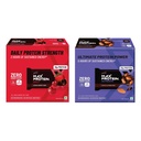 RiteBite Max Protein Daily Choco Berry (Pack of 6 300g (Standard)) & RiteBite Max Protein Ultimate Choco Almond Bars (600g Pack of 6 (Standard))