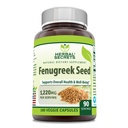 Herbal Secrets Fenugreek Seed 1,220 Mg Supplement | 180 Veggie Capsules | Non-GMO | Gluten Free | Made in USA