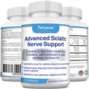 Advanced Sciatic Nerve Support Relief: Alpha Lipoic Acid Vitamin, Benfotiamin - 12 in 1 Sciatica Supplements - 120 Kapseln- 30-60 Supply- Made in USA