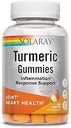 SOLARAY Turmeric Gummies w/Ginger | Healthy Heart & Inflammation Response Support | Vegan, Glutenfrei | 30 Serv, 60 Ct