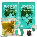 Woolah Rare Assam Green Tea With Mint, Organic Bagless Tea Dip (2 Packs = 30 Dips /60 Cups) 100% Plastic Free, Rich In Antioxidants Supports Weight Management, Skin And Heart Health,