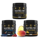 MMA Nutrition HRDWRK - 100 Servierungen Keto Elektrolyte Pulver Hydration Sugar Free - Elektrolyt-Pulver zu erhöhen Ausdauer & Reduzieren Fett mit Elektrolyten Ergänzung Set von 3