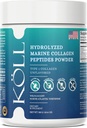 KÖLL Marine Collagen Peptides Powder (300g) Unflavored Sugar-Free Collagen for Women & Men, 10.000mg Hydrolyzed Supplement, Wild-Caught Sourced, Non-GMO, 0% Konservierungsmittel Typ 1 für Knochen & Haut Gesundheit