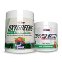 EHP Labs OxyShred + OxyGreens Bundle - Thermogenic Pre Workout Powder & Shredding Supplement, Clinical Proven Preworkout Powder - Daily Super Greens Powder, Spirulina Powder, Greens Superfood Powder