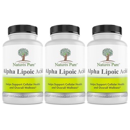 Einfach Natur pur Alpha Lipoic Acid 600mg 360 Veggie Kapseln, Non-GMO Thioctic Acid 12 Monate Versorgung