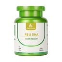 Magnesium L-threonat -100mg, DHA-100mg, Phosphatidylserin-40mg, Magnesium Complex Ergänzungen für die ältere Kinder Gehirn Gesundheit und kognitive Unterstützung verbessern Gehirn - 60 Kapseln